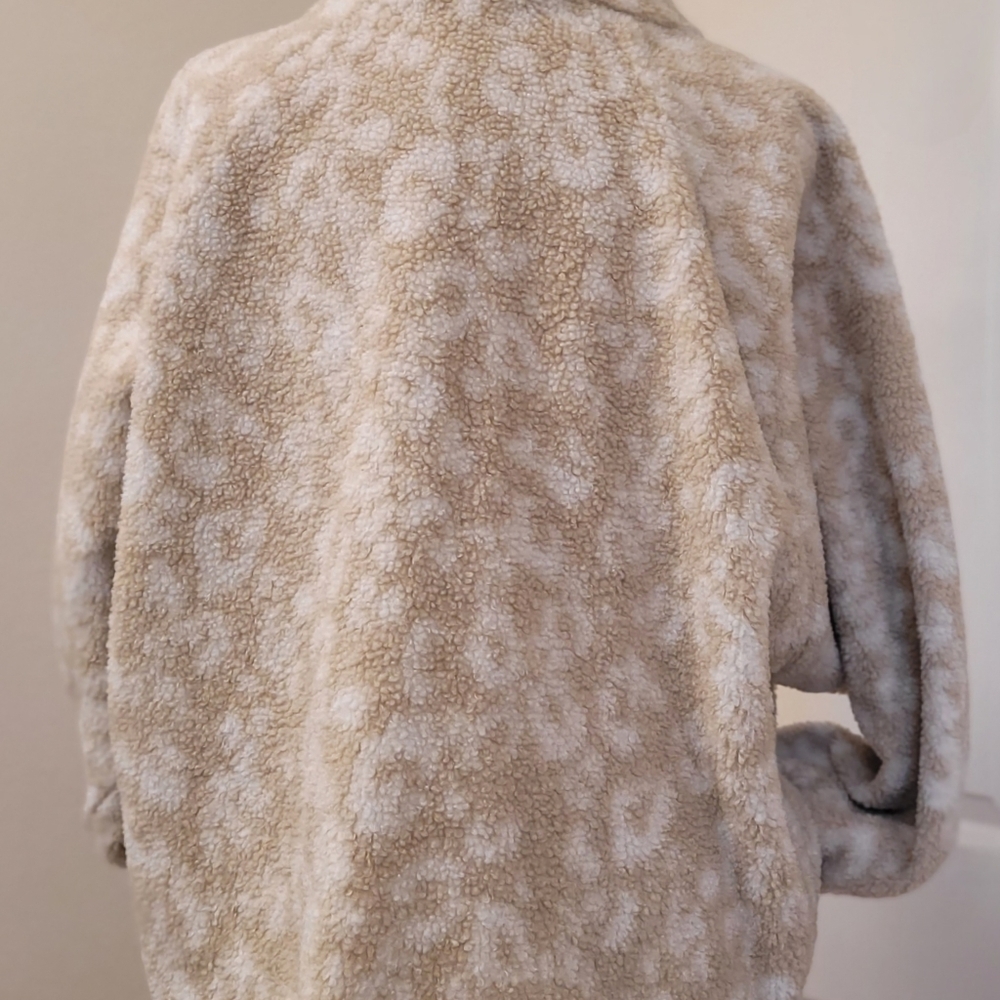 All In Motion Beige Sherpa Jacket Sz XL - Picture 5 of 12